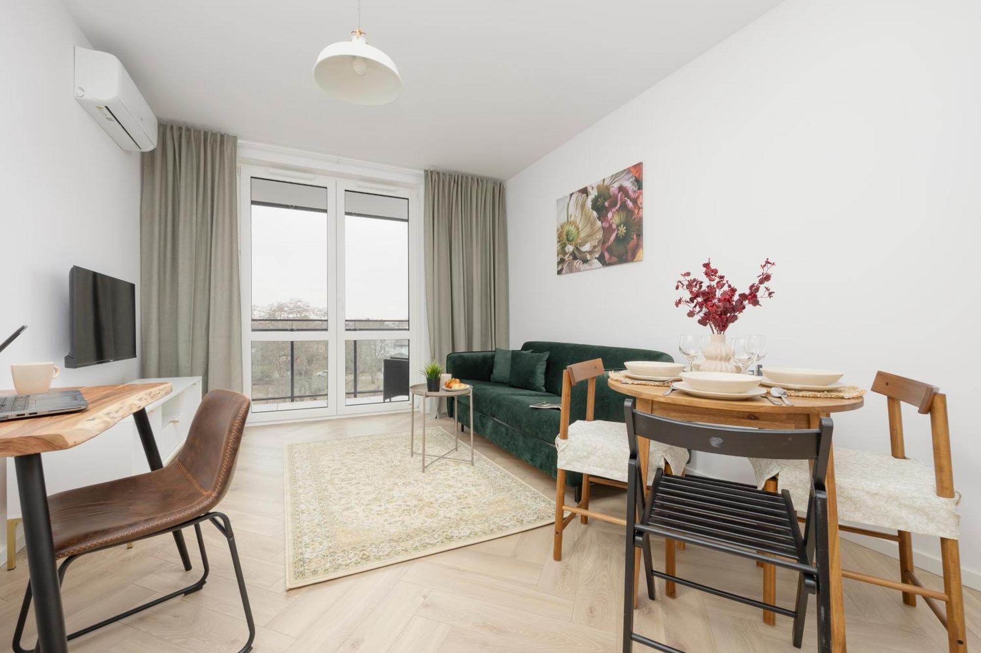 ורשה Modern Apartment With Balcony Near Aleje Jerozolimskie By Noclegi Renters מראה חיצוני תמונה